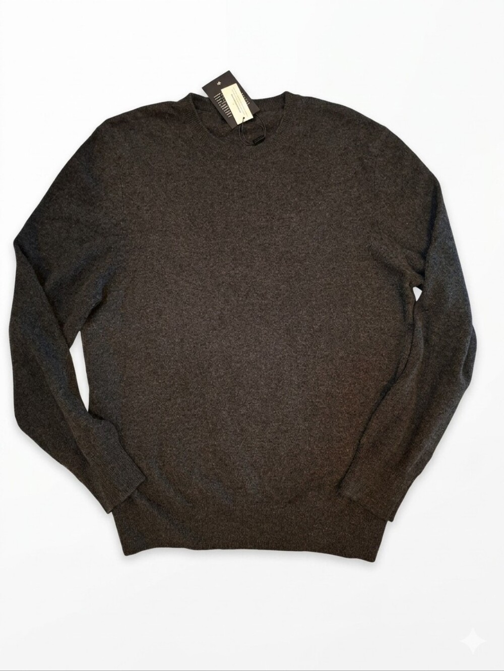 NAADAM Men’s 100% Cashmere Sweater Charcoal Grey Size L New With Tag